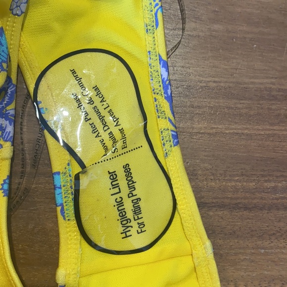 Sam Edelman Yellow Floral One piece NWOT - Picture 4 of 6